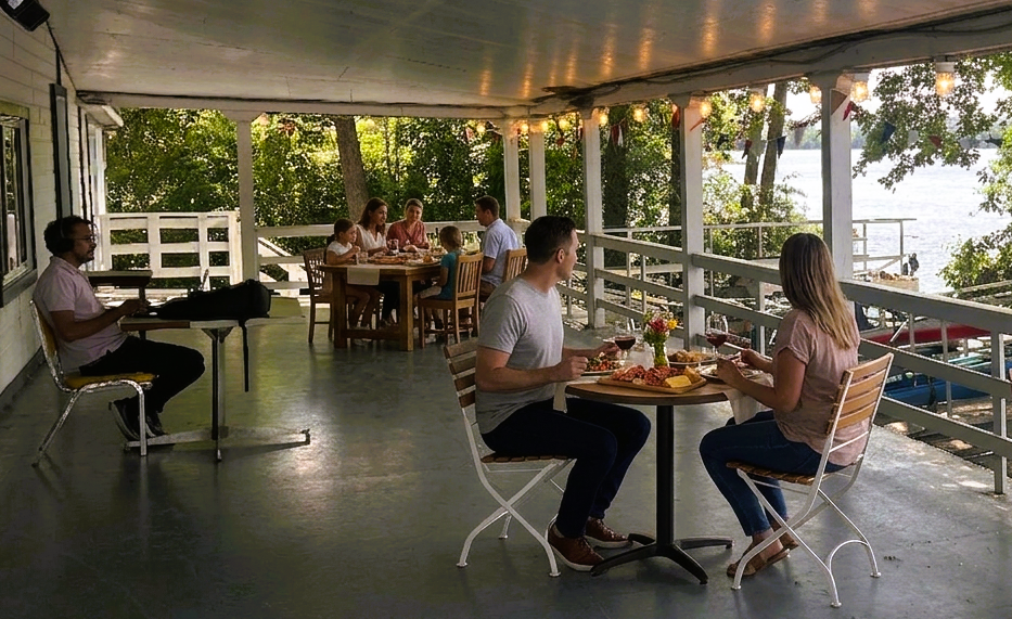Souper sur le balcon